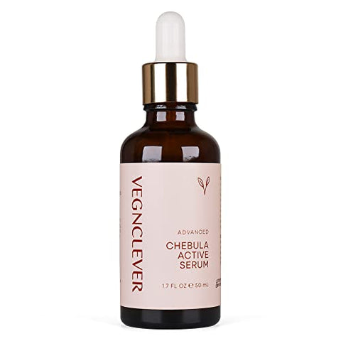 Vegnclever - Chebula Active Serum para o Rosto – Serum Antioxidante Anti-Envelhecimento com Ácido Hialurônico e Vitamina C – Hidratante  Chebula