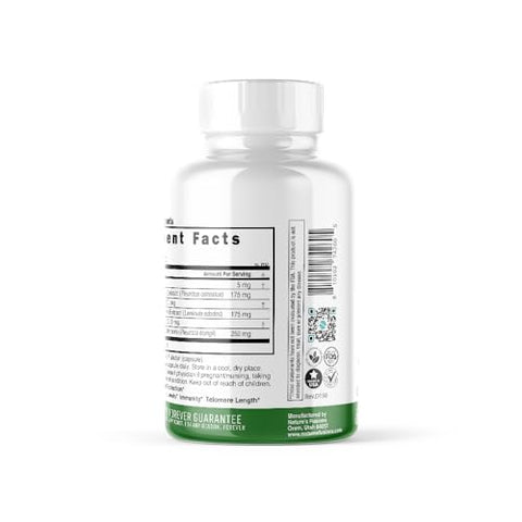 Nature's Fusions - Nutri L Suplemento de Ergotioneína com Complexo de Cogumelos Orgânicos – 5mg L-Ergotioneína