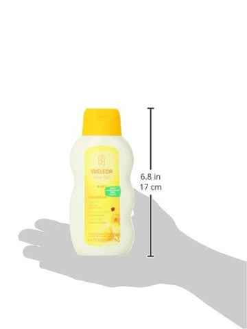 Óleo de Bebê Calêndula Weleda, 200 ml, Cuidado Natural com Calêndula, Amêndoa Doce e Óleos de Gergelim
