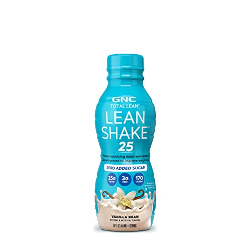 Total Lean Lean Shake – 25g de Proteína em apenas 170 Calorias, Baunilha – 12 porções - GNC