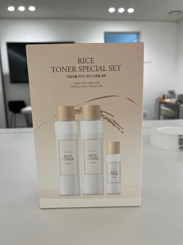 I'm from - I’m From Rice Toner Set Especial 330 ml, Edição Limitada, Hidratante para Pele Seca, Vegano, Livre de Álcool, Sem Fragrância, Aprovado pela Peta, Toner K Beauty, Conjunto de Presente para Mulheres