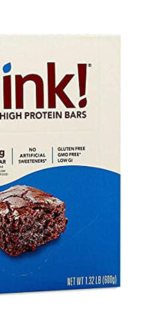 Think Products - ThinkThin Bar Brownie Crunch – 10 Barras | Snack Saudável | 150g por Barra