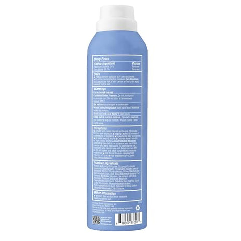 Spray Solar Mineral SPF 50 – Proteção Solar UVA/UVB com Óxido de Zinco Natural – Resistente à Água – 177 ml - Thinksport