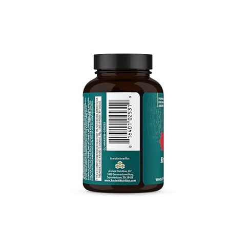 Adrenal Support com Ashwagandha por Ancient Nutrition: Reduz o Estresse – 60 cápsulas