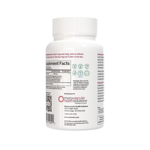 MYBODYRX - Endocalyx Pro Vascular – Fórmula Avançada para Saúde Vascular – 60 cápsulas