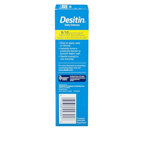 Desitin - DESITIN Creme para Assaduras com Óxido de Zinco Rápido Alívio 120g (Pacote com 2)