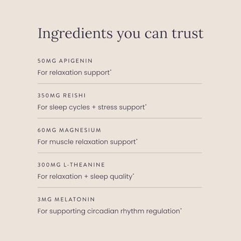 Dream Sleep Powder | Ingredientes Naturais | L-Theanina | Magnésio | Suplemento para Suporte Calmo | Sem Glúten, Vegano, Não-OGM, Sem Açúcar Adicionado, Keto, Sem Laticínios | 100g - Beam