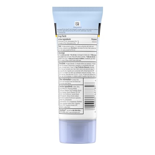 Protetor Solar Neutrogena Ultra Sheer Dry-Touch FPS 30, Proteção UVA/UVB, Livre de Oxybenzone, Resistente à Água, Não Comedogênico, Não Oleoso, Tamanho Viagem, 90 ml