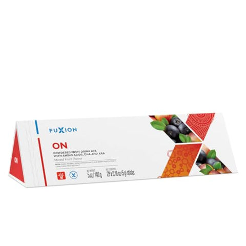Pacote de Produtos Usoway Healthcare, Itens Variados – Bebida Fuxion ON-nvigorating que Ajuda a Melhorar a Nutrição Cerebral e Estimula a Funcionalidade (28 Sticks, ON)