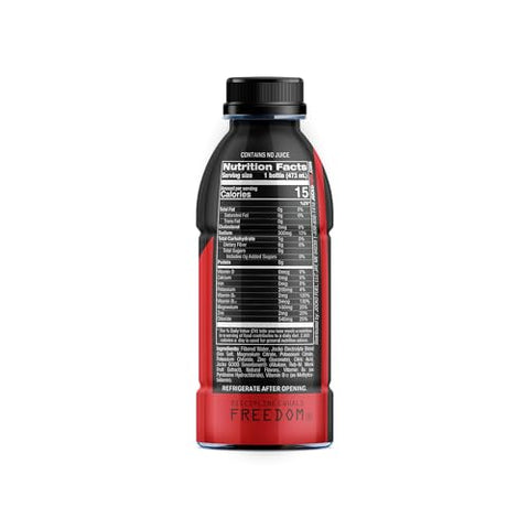 Bebidas Hidratantes e Amplificadoras de Hidratação – Sabor Frutas Vermelhas – 12 Unidades de 473ml (16oz) - Jocko Fuel