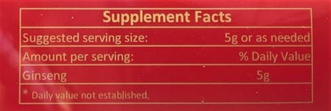 New Green Nutrition - Ginseng Americano A Grade Médio Selecionado a Dedo Tamanho Redondo (113 g)