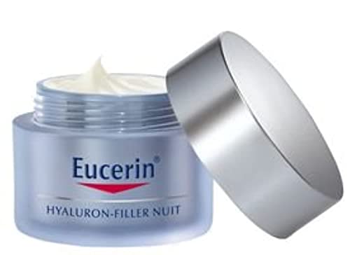 Hyaluron-Filler Cuidado Noturno 50ml – Creme Facial Anti-Idade com Ácido Hialurônico - Eucerin