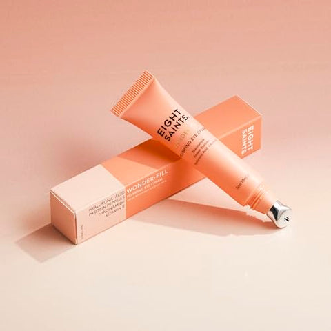 Wonder-fill Creme para os Olhos, Natural e Orgânico, Anti-idade para a Área dos Olhos, Preenche a Pele, Reduz Rugas, Linhas Finas, Bolsas e Olheiras Escuras - Eight Saints