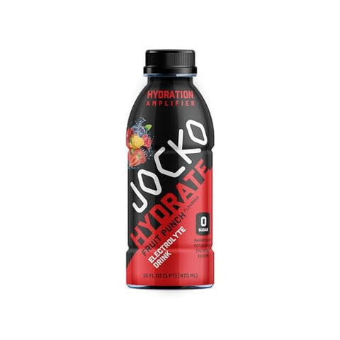 Bebidas Hidratantes e Amplificadoras de Hidratação – Sabor Frutas Vermelhas – 12 Unidades de 473ml (16oz) - Jocko Fuel