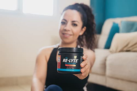 Re-Lyte Mix de Hidratação e Eletrólitos (Morango Limonada) – 500g - REDMOND