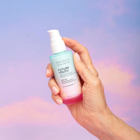 Beauty – Hidratante Diário FPS 50, Leve, Absorção Rápida, Combate Sinais de Envelhecimento, Amplo Espectro UVA/UVB, Químico, Hidratação Profunda - Pacifica
