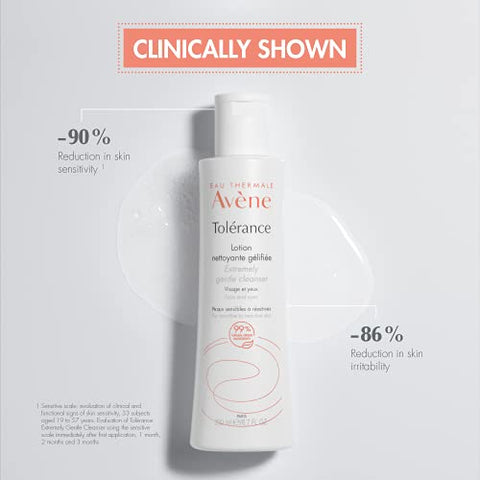 Eau Thermale Avène – Loção de Limpeza Extremamente Suave para Peles Hipersensíveis, sem água, 200ml