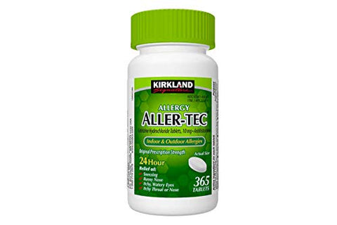 Aller-Tec Cetirizina 10mg, 365 Comprimidos – Compre Agora! - Kirkland Signature