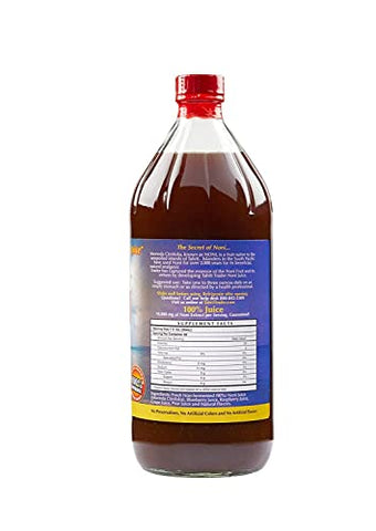 Suco de Noni Puro de Alta Potência Tahiti Trader com Blueberry – Original e Concentrado – 100% Fruta Noni – 500ml