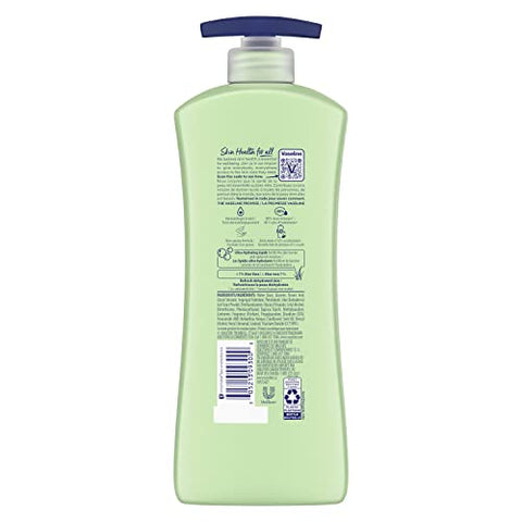 Loção Corporal Vaseline Intensive Care para Pele Seca Hidratação Calmante com Lipídios Ultra-Hidratantes Extrato de Aloe Vera 1%% para Revitalizar a Pele Desidratada 20,3 oz, Pack com 3