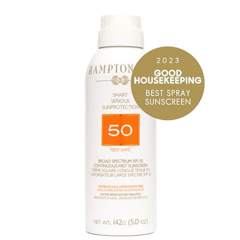 Protetor Solar Hampton Sun Spf 50 em Spray Contínuo, 150 ml