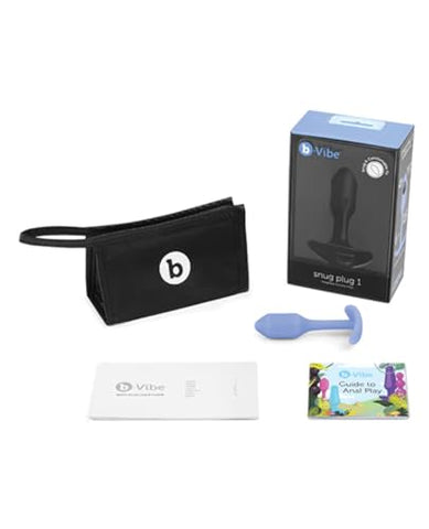 Snug Plug 1 – Plug Anal de Silicone Seguro para o Corpo, Peso de 55g (Menta) - b-Vibe
