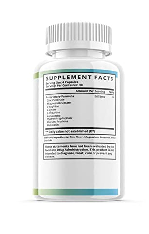 Alpha Pure - Fórmula de Suporte ao Sono Profundo Scientific Resurge XP 120 Cápsulas (3 Pacotes) Melatonina para Dormir