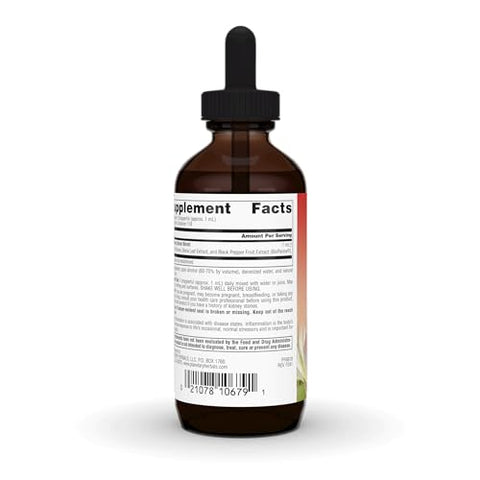 Planetary Herbals - Planetary Ayurvedics – Cúrcuma Líquida de Espectro Completo, Suporte Antioxidante e Resposta Saudável à Inflamação, 4 fl oz (118 ml)