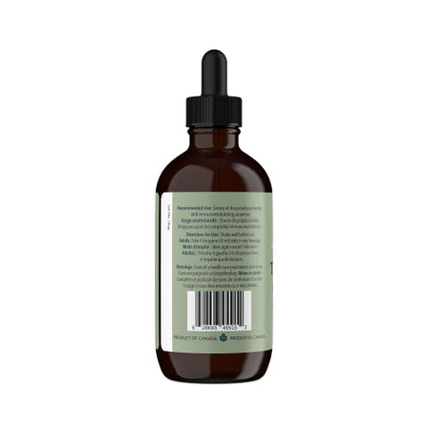 Extrato Líquido de Superalimento de Cauda de Peru Selvagem Canadense Original, Vegano, Não-OGM, Suporte à Saúde Imunológica e Intestinal, 118ML - Forage Hyperfoods