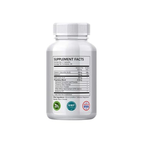 VIDAPLEXTRA - Gluco Bio Cápsulas – 2 Pacotes, 120 Cápsulas – Gluco Bio (ML/G)