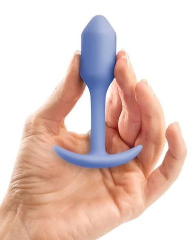 Snug Plug 1 – Plug Anal de Silicone Seguro para o Corpo, Peso de 55g (Menta) - b-Vibe