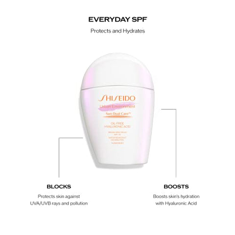 Shiseido Protetor Solar Oil-Free Urban Environment SPF 42 – Protege, Hidrata, Matifica | 50g