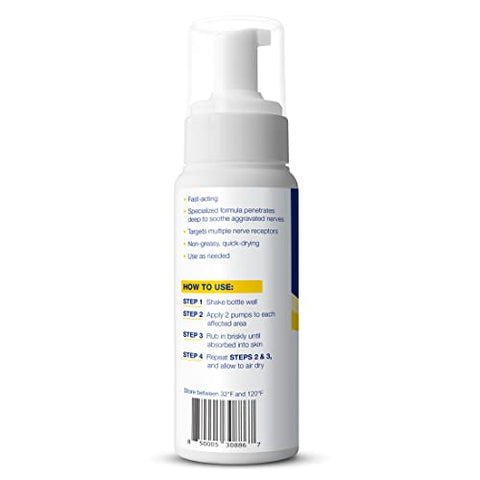 Alívio Rápido de Nervos Agitados – Espuma para Alívio de Desconforto Nervoso – 200 ml – 1 Unidade - Theraworx