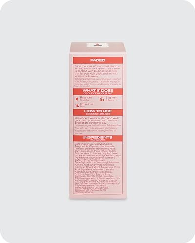 Faded Brightening and Clearing Serum | Reduz Manchas, Marcas Pós-Acne e Descoloração | Com Ácido Kójico e Niacinamida | Testado por Dermatologistas, Vegano | 30ml - Topicals