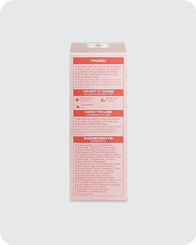 Faded Brightening and Clearing Serum | Reduz Manchas, Marcas Pós-Acne e Descoloração | Com Ácido Kójico e Niacinamida | Testado por Dermatologistas, Vegano | 30ml - Topicals