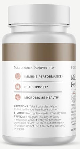 BIG BOLD HEALTH - Microbiome Rejuvenate – 2 MESES DE FORNECIMENTO – Potencializado por prebióticos e probióticos únicos encontrados no Farelo de Trigo Sarraceno do Himalaia Orgânico | Inclui polifenóis para o microbioma e