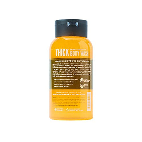 Duke Cannon Supply Co. - Duke Cannon – Sabonete Líquido Corporal de Alta Viscosidade para Homens (Rum de Baía, Pacote com 3)