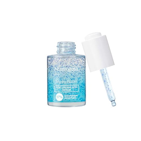 Hydro Boost Serum Facial com Ácido Hialurônico e Vitamina B5, Hidratante Leve para Pele Seca, Livre de Óleo, Não Comedogênico, Sem Fragrância, 30 ml - Neutrogena