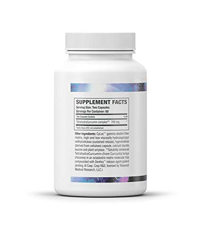 Tesseract Medical Research - TetraCumin SR – Suplemento para Articulações, Liberação Sustentada de Curcumina de Cúrcuma, Propriedades Exclusivas para Mulheres