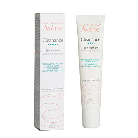 Eau Thermale Avène – Loção Emulsão Matificante Cleanance – Acabamento Matte – Hidratação 24 Horas para Pele Oleosa e Propensa a Imperfeições – 40 ml (1 unidade)