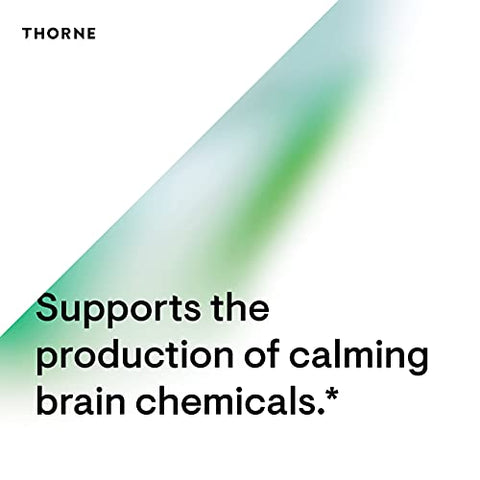 Theanine – 200mg de L-Theanine – Suporte para uma Resposta Saudável ao Estresse, Relaxamento e Foco – Aumenta a Produção de Ondas Cerebrais Alfa – 90 Cápsulas - THORNE