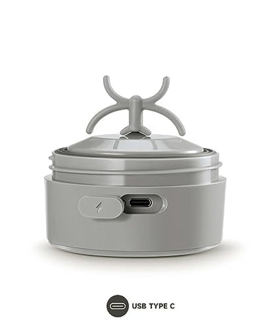 Garrafa Agitadora de Proteína, Misturador Elétrico Recarregável USB C para Shake de Proteína, Copos para Shakes de Proteína e Substitutos de Refeição, Livre de BPA, 700ml - VOLTRX