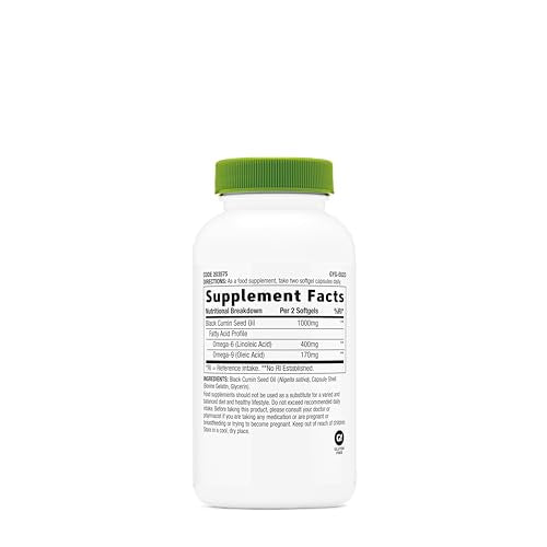SuperFoods Óleo de Semente de Nigella, 90 Cápsulas Softgel – 100% Natural e Rico em Nutrientes - GNC
