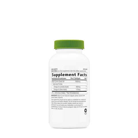 SuperFoods Óleo de Semente de Nigella, 90 Cápsulas Softgel – 100% Natural e Rico em Nutrientes - GNC