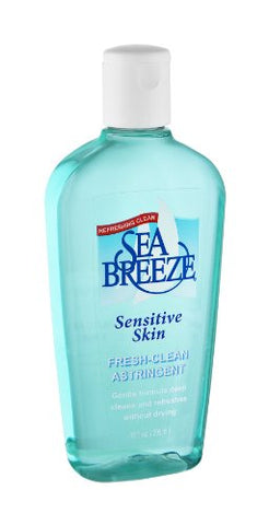 Seabreeze - Sea Breeze Astringente Fresh-Clean Pele Sensível, 300 ml (Pack com 3 unidades)