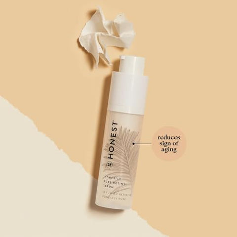 Serum Noturno Retinol Puro | Hidrata, Esfolia, Reduz Linhas Finas e Rugas | Retinol Linoleato Ácido Hialurônico | Vegano Cruelty Free | 30ml - Honest Beauty
