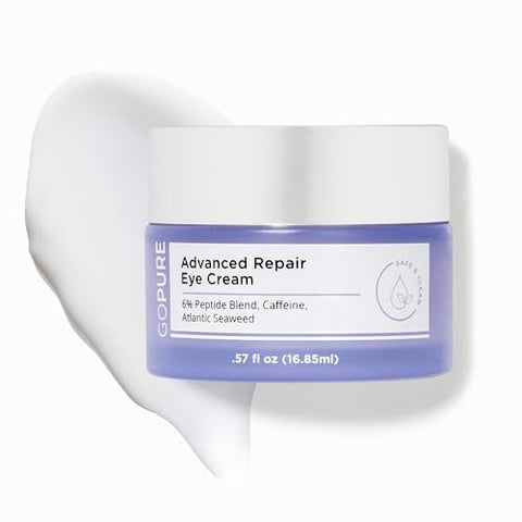Creme Reparador Avançado para os Olhos – Creme para Olheiras, Bolsas e Inchaço, Melhora Visivelmente a Aparência de Linhas Finas, Rugas e Pés de Galinha – 16,9 ml - goPure