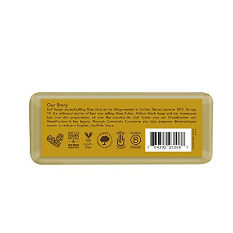 Sabonete em Barra SheaMoisture para Pele Seca com Manteiga de Karité, Mirra, 8 Ounce (Pack com 3) – Livre de Parabenos