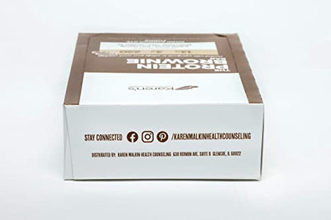 Karen's Transformation Superfood Bars - Barra de Brownie Proteico 12 unidades | Chocolate Amargo | Sem Glúten | Não-OGM | Paleo | 13g Proteína | Envio em 2 Dias