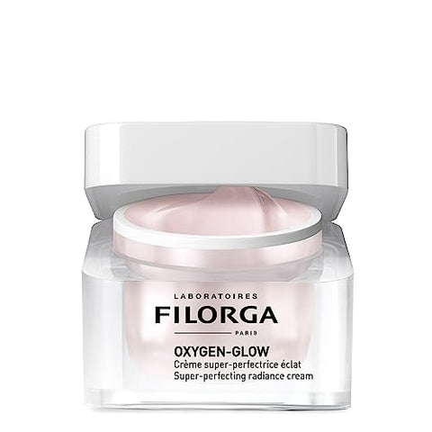 Creme Diário Filorga Oxygen-Glow Super-Perfeccionador de Radiância, Tratamento Hidratante com Impulso Hialurônico e Enzimas Detoxificantes para uma Pele Impecável, Sem Rugas – 50g